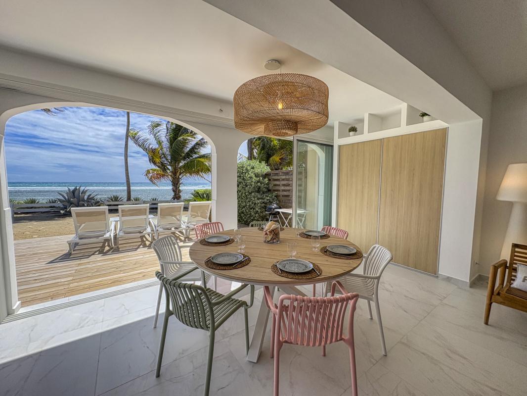 13.Location villa pied dans l'eau Saint François Guadeloupe_Terrasse